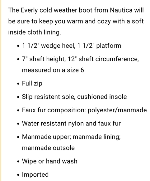 ☃️Nautica cold weather boots❄☃️ - Picture 6 of 6